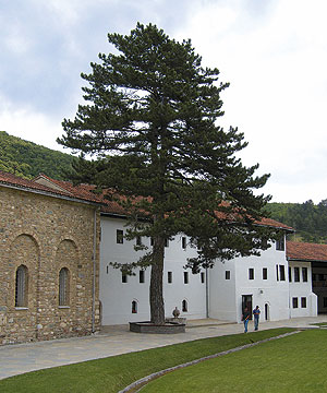 Високи Дечани. Двор монастыря