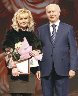 Альбина Шмелёва и Николай Меркушкин