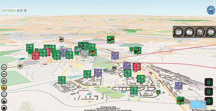 АПК «Безопасный город» на базе интеграционной платформы «Интегра-Планета-4D»