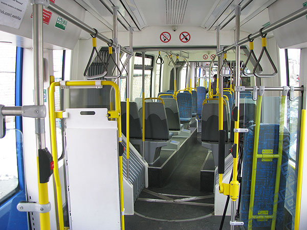 Салон трамвая