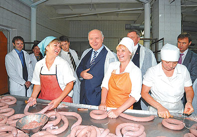 Визит губернатора на Сызранский мясокомбинат