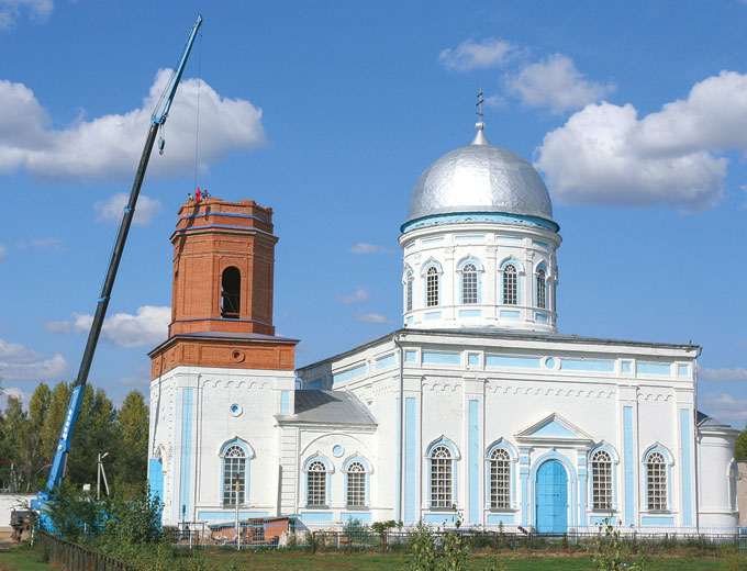 Ремонт церкви и строительство колокольни