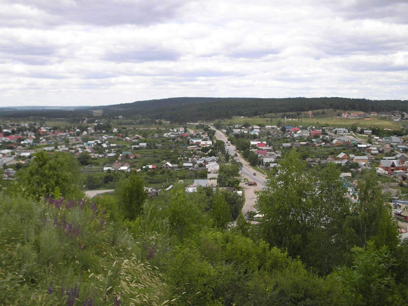 Вид на поселок Волжский