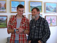 Выставка работ Виктора Волкова и Веры Евсеевой в Сызрани