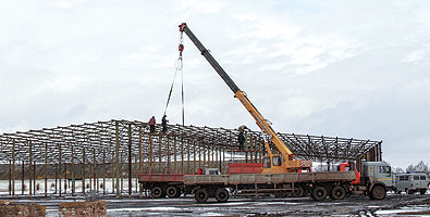 Строительство нового корпуса складских помещений
