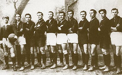 Футбольная команда Завода имени Масленникова. Самара, 1925